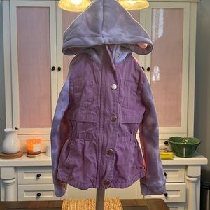 Light Purple Tie Dye Coat